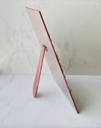 Our Lady of Guadalupe Table Frame, Desk Frame, Lady Guadalupe, Virgen Guadalupe, Virgen de Guadalupe, Wooden Table Frame with Gold Accents