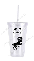 Aries Season Tumbler, Aries Tumbler, Aries Season, Zodiac Tumblers, Astrology Tumblers, Aries Zodiac Tumbler, Aries Astrology Tumbler
