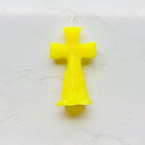 Cross Plain Candles/Velas Solidas Cruzes