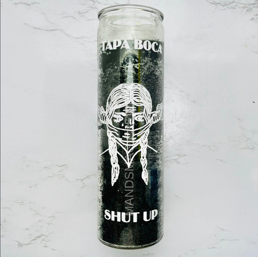 Shut Up Glass Candles
