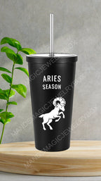 Aries Season Tumbler, Aries Tumbler, Aries Season, Zodiac Tumblers, Astrology Tumblers, Aries Zodiac Tumbler, Aries Astrology Tumbler