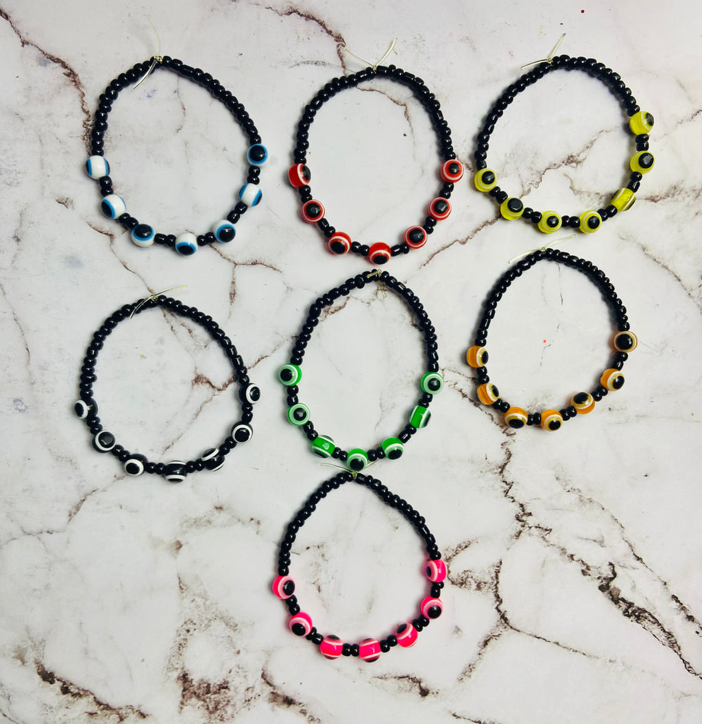 Evil Eyes Protection Bracelet/Pulsera Proteccion Mal De Ojo