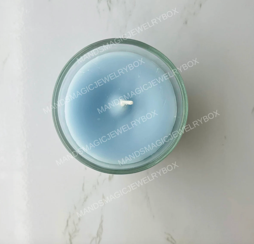 Moonlight White Musk • 13 oz • Scented Candle • White Musk Scented • w/ Airtight Bamboo Lid