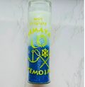Orisha Santeria Glass Candles | Obatala | Ochosi | Oshun | Yemaya | Velas de Cristal Orisha Santería