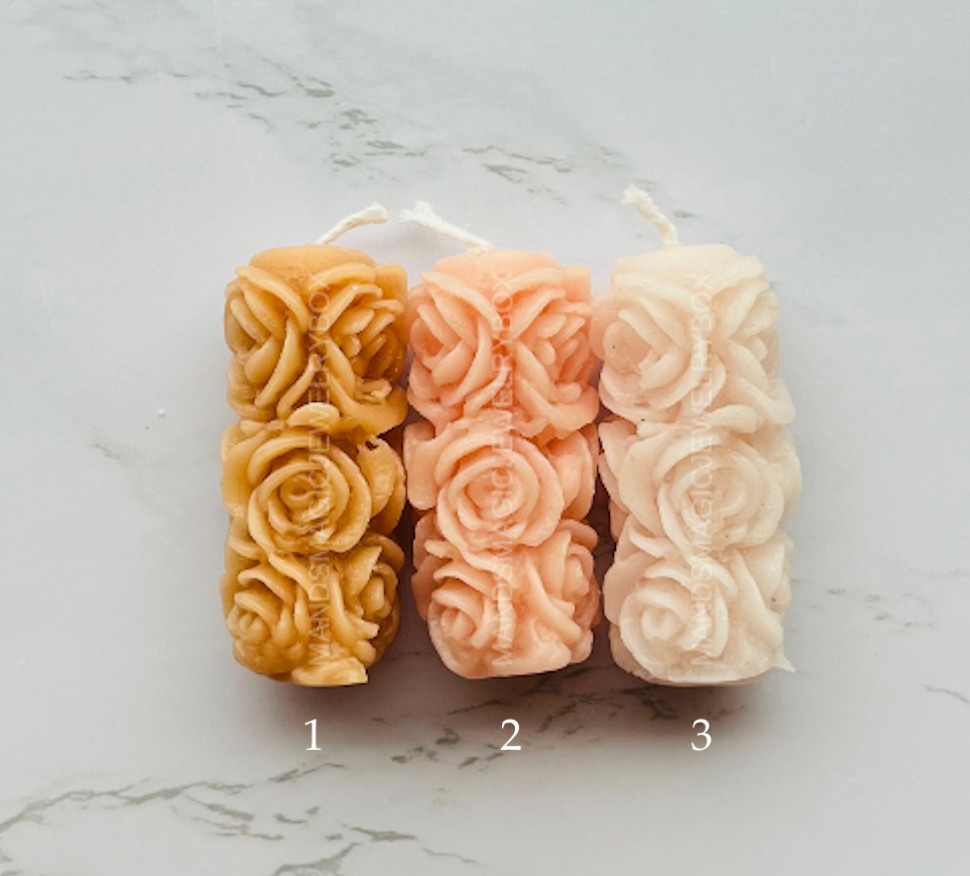 Small Roses Candles
