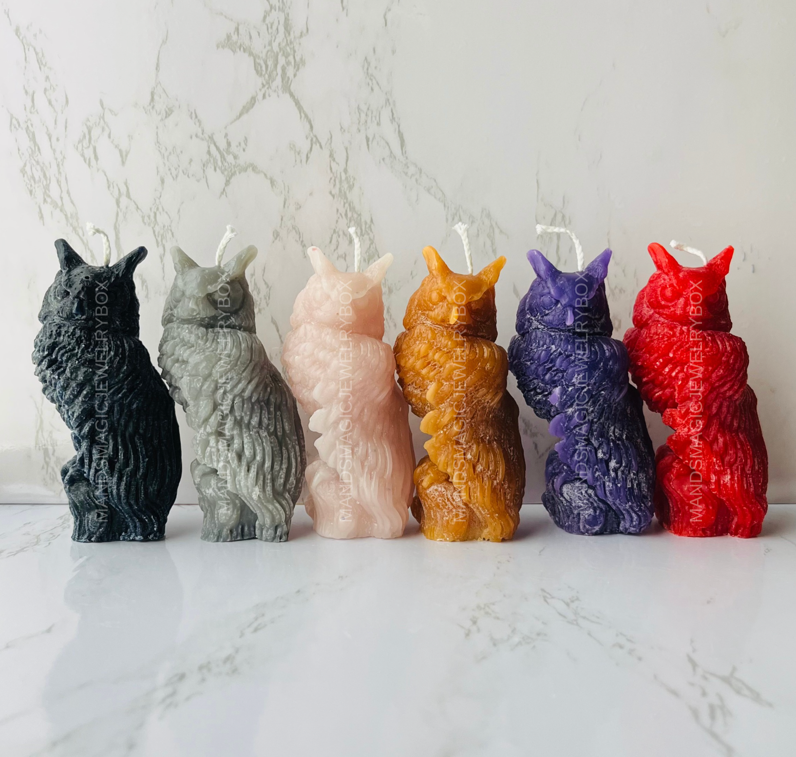 Owl Figure Candles