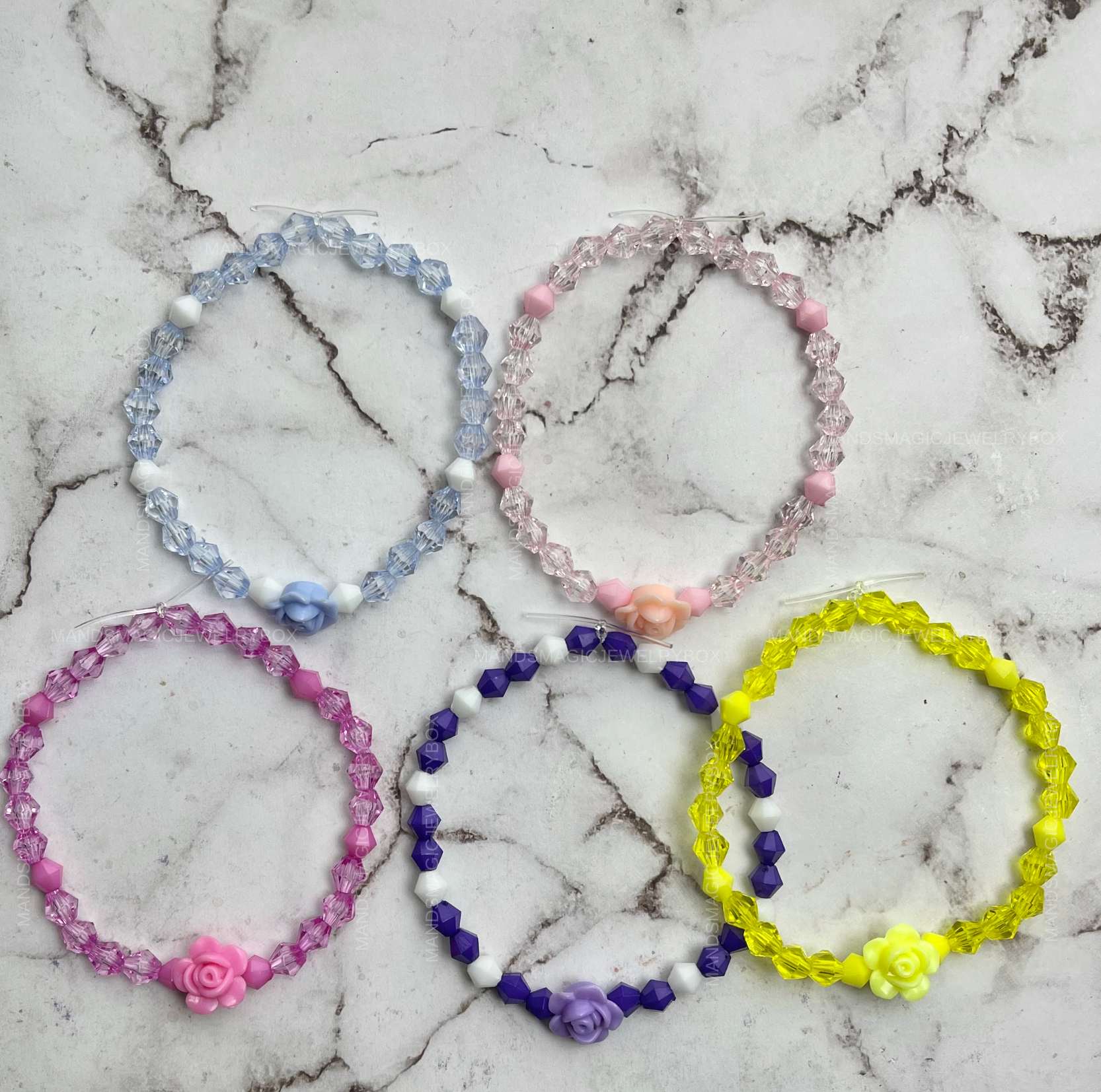Center Flower Bracelets