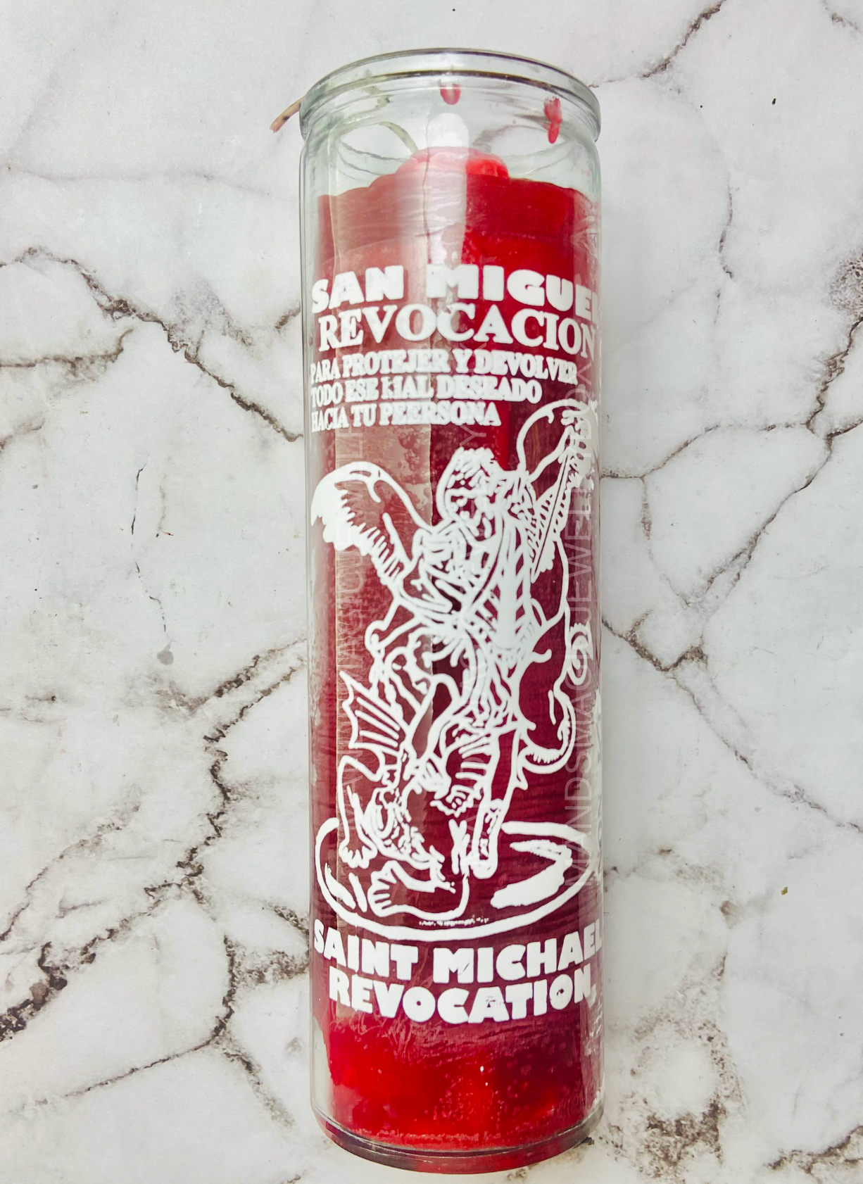 Saint Michael Revocation Candle/Vela San Miguel Revocacion