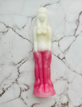 Plain Pink/White Image Female/Male Candles