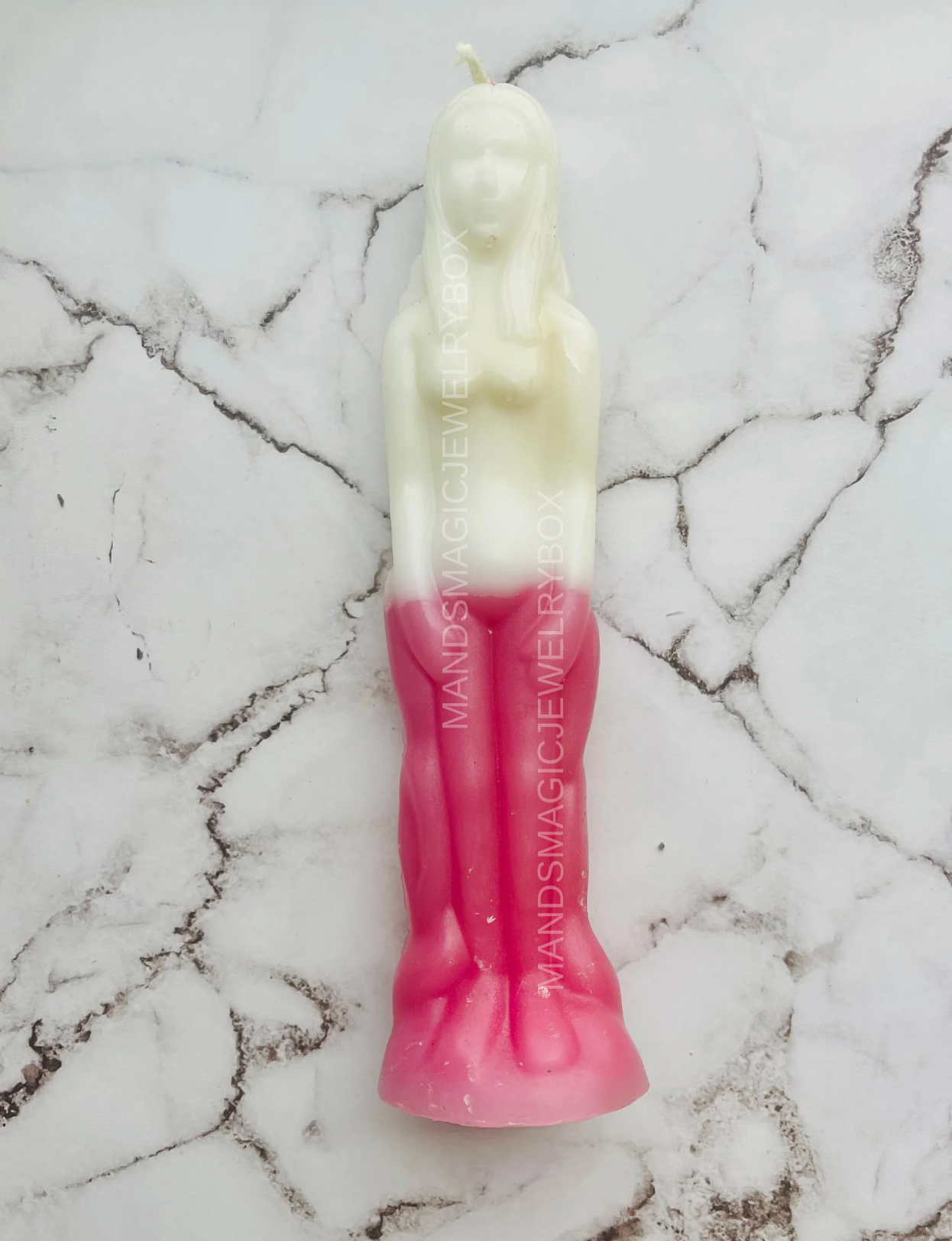 Plain Pink/White Image Female/Male Candles