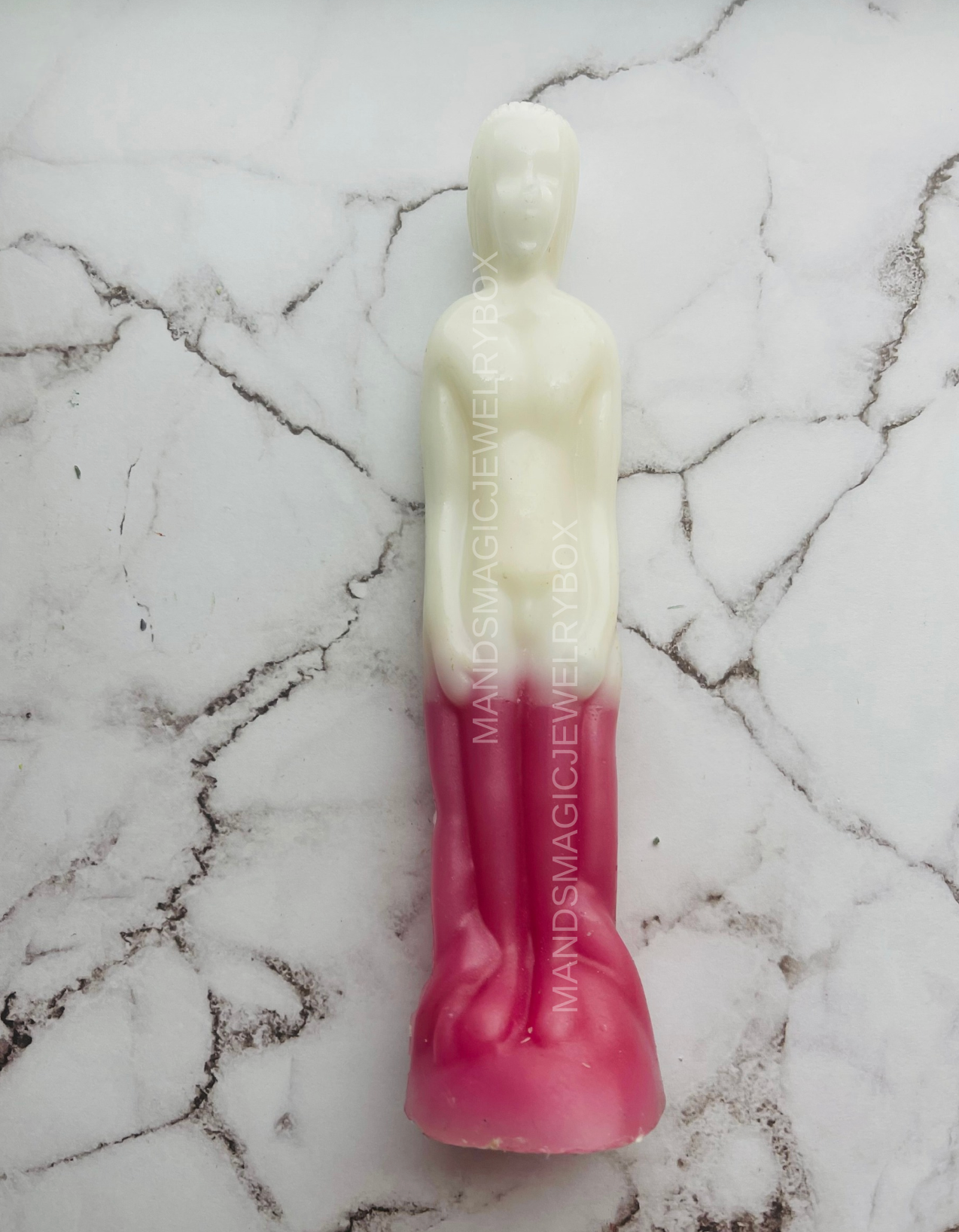 Plain Pink/White Image Female/Male Candles