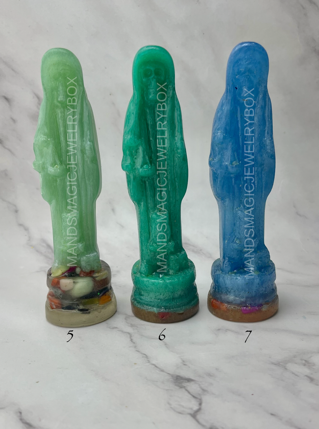 Holy Death Statues 5" /Santa Muerte Estatuas "5