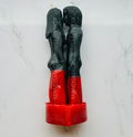 Reverse Negative Couple Heart Candle/Vela De Corazon Reversa Negatividad