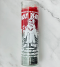 Holy Death Glass Candles/Velas Vidrio Santa Muerte