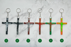 Jesus Cross Keychains/Llaveros De Jesus