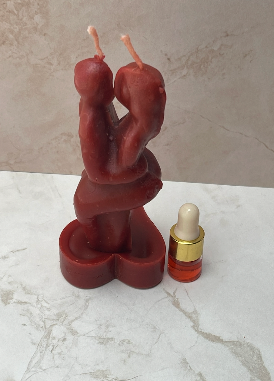 Mini Heart Candle/Vela Mini Corazon