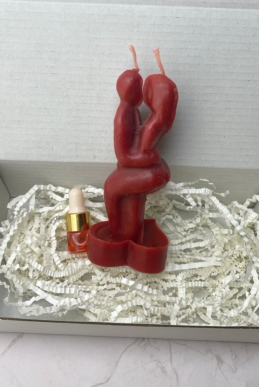 Mini Heart Candle/Vela Mini Corazon