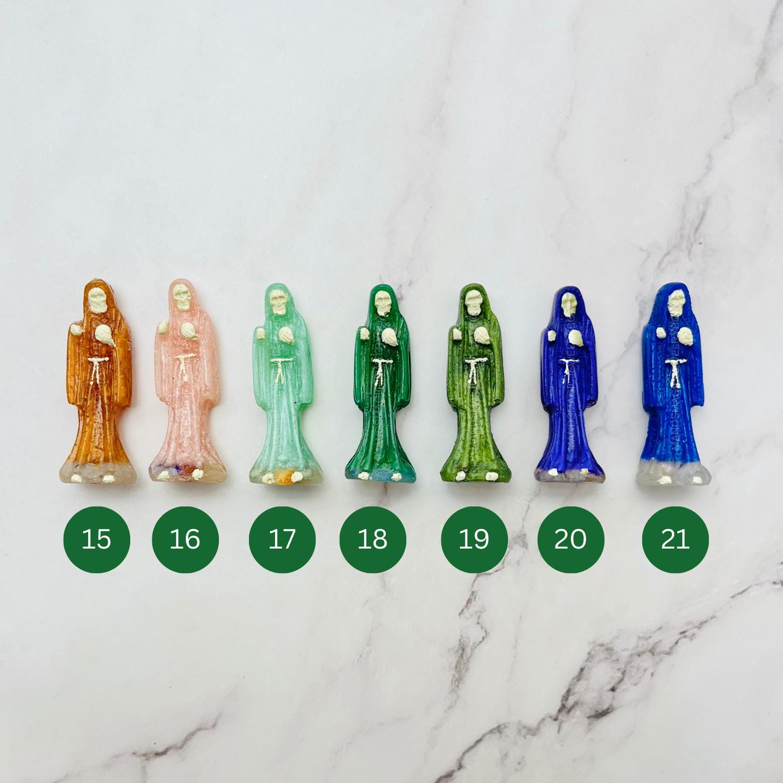 2.5-inch Santa Muerte Statue, Holy Death Statue