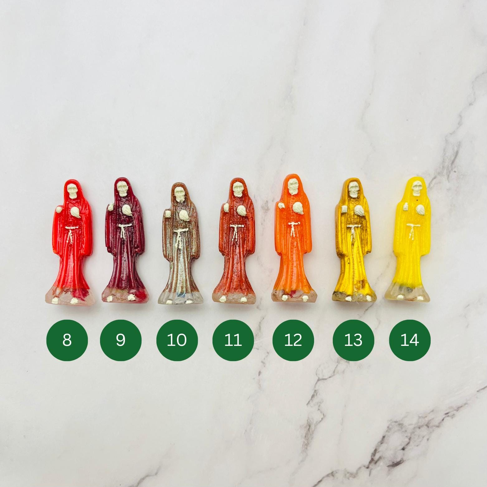 2.5-inch Santa Muerte Statue, Holy Death Statue