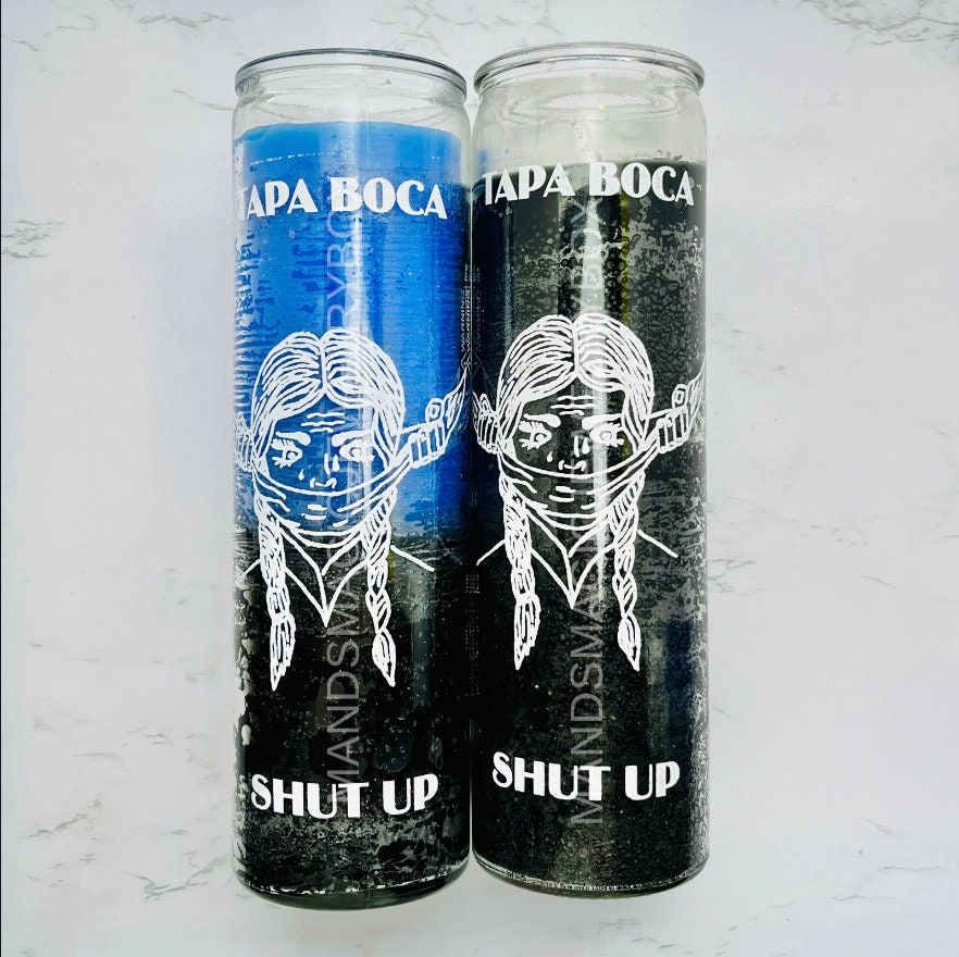 Shut Up Glass Candles