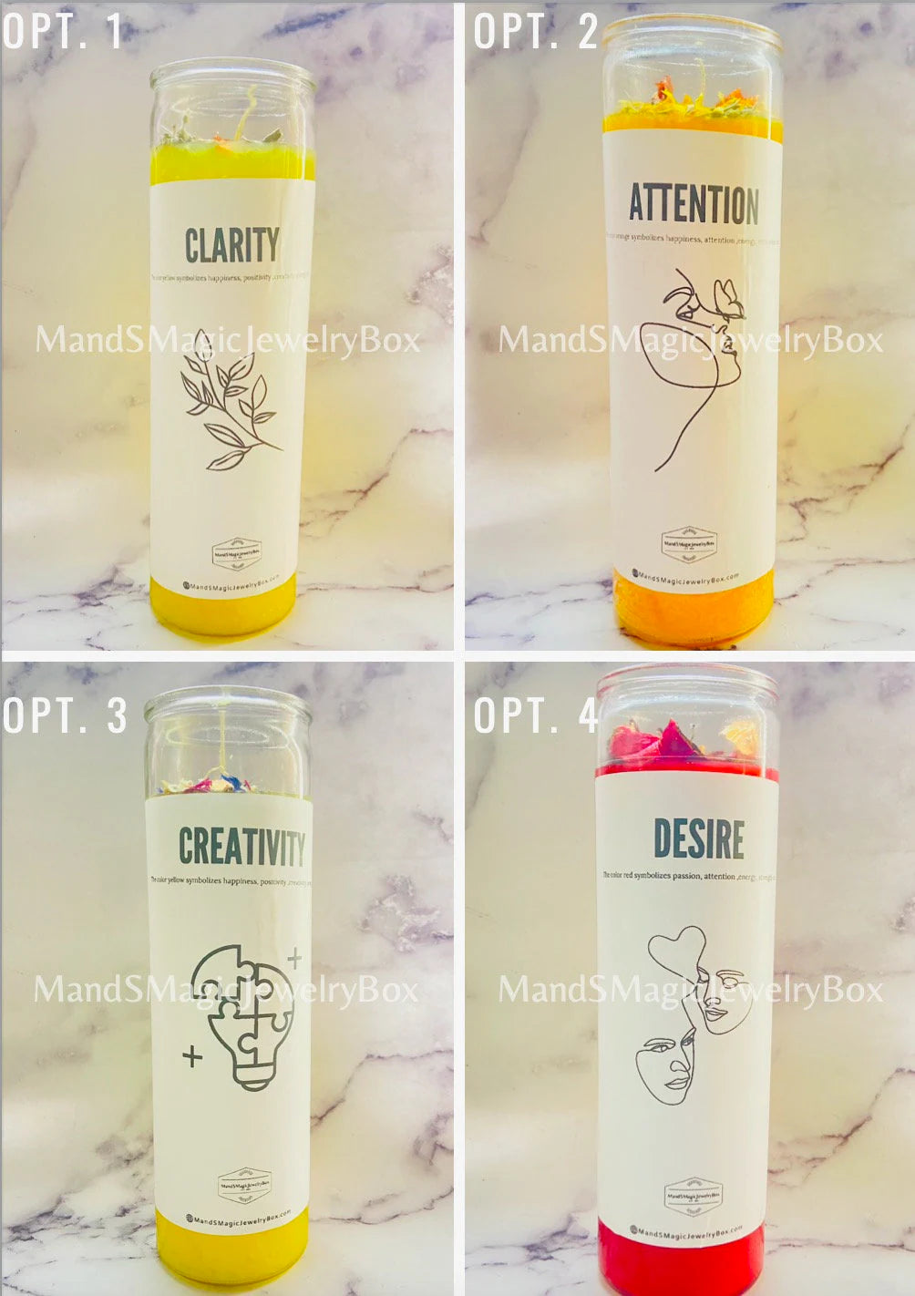 Auromatic Herbal Candles/Hierbas Auromaticas Velas