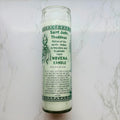 Saint Jude Thaddeus Glass Candle | Vela de Cristal San Judas Tadeo