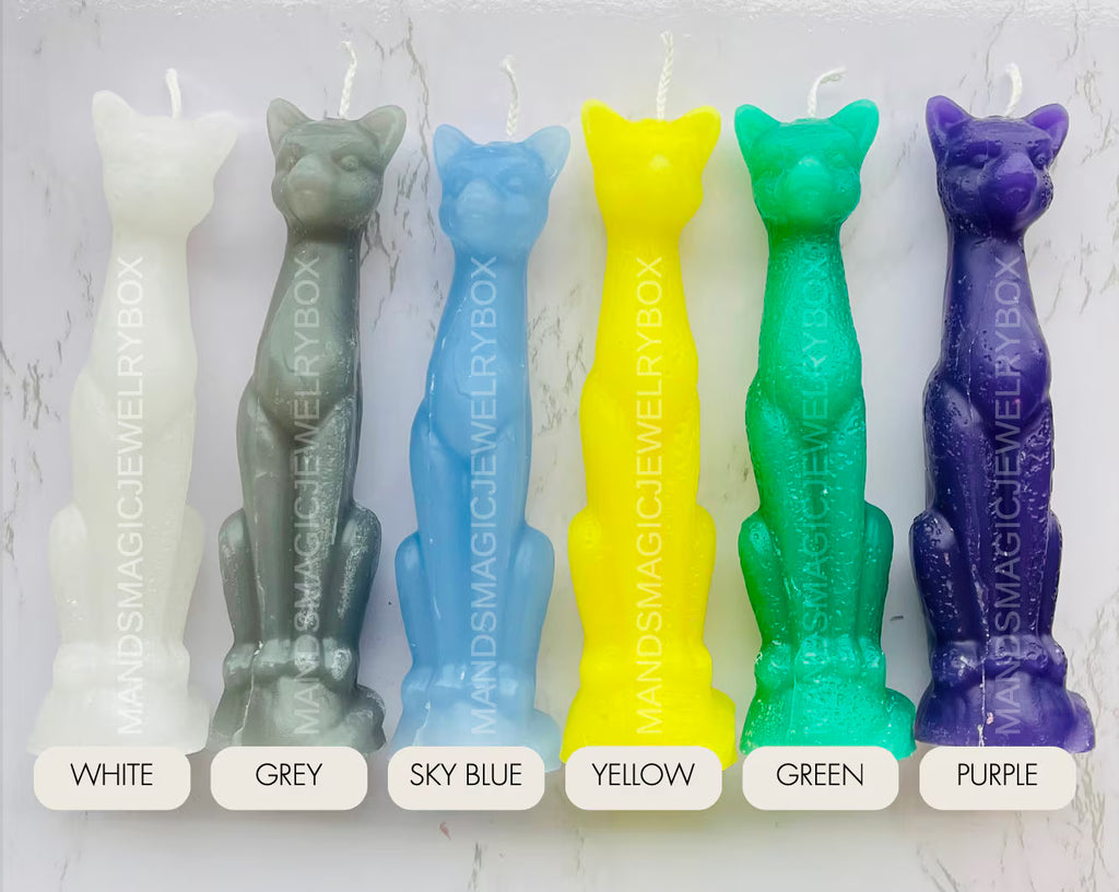 Cat Figure Wax Candle
