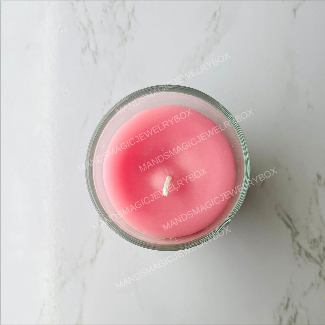 Romantic Rose • 13 oz • Scented Candle • Rose Scented • w/ Airtight Bamboo Lid