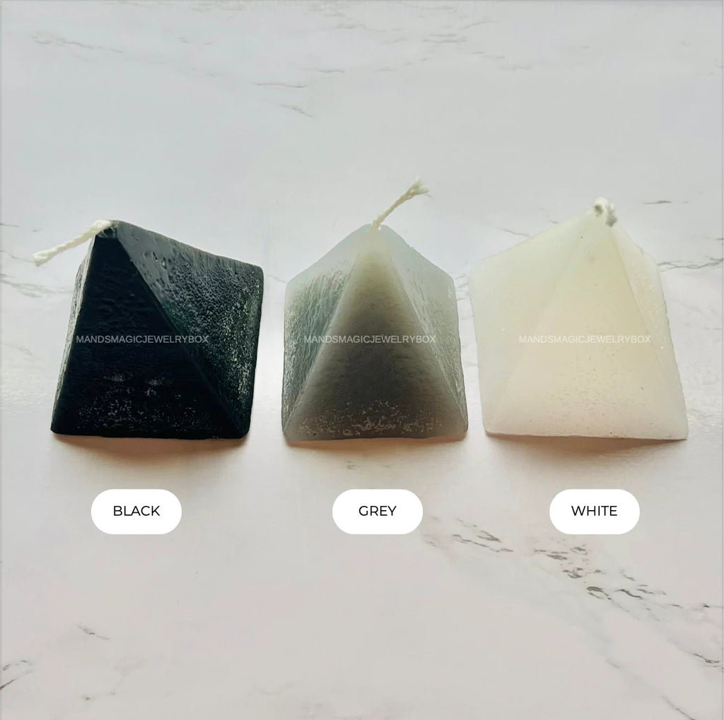 Pyramid Figure Wax Candle