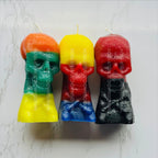 Skull Figure Wax Candle, Open Roads, Chango Macho, Reversable