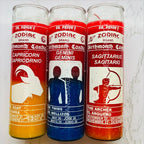 Zodiac Birthmonth Glass Candle, Capricorn Zodiac Glass Candle, Gemini Zodiac Glass Candle, Sagittarius Zodiac Glass Candle