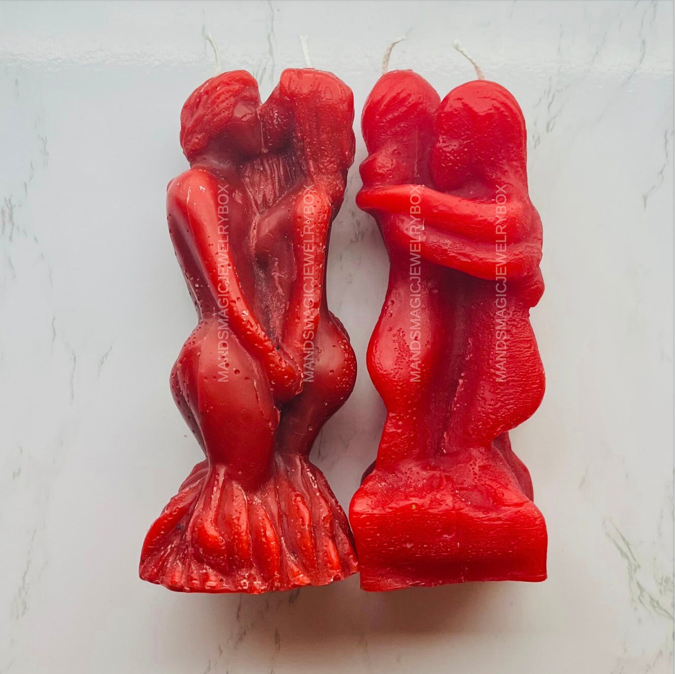 Adam & Eve Forbidden Temptation Figure Wax Candle
