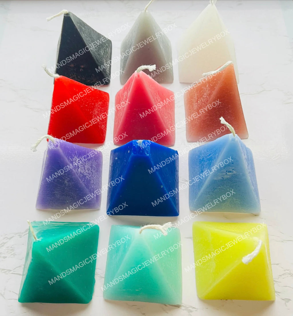 Pyramid Figure Wax Candle