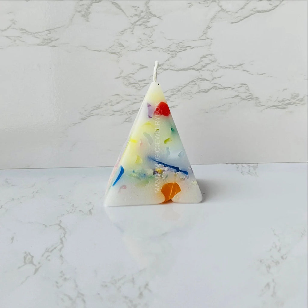 Aura Pyramid Wax Candle Set