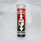 Double—Triple—7x Action Reversible Glass Candles